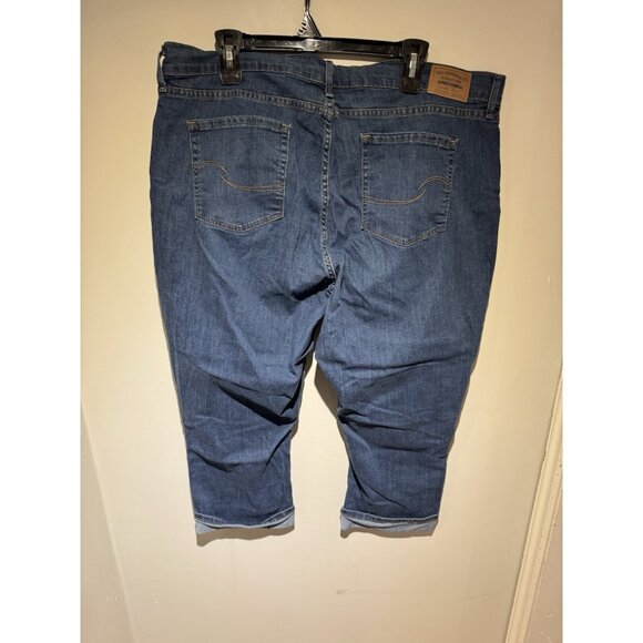 Levis Signature Capri Stretch Jeans Women Size 24 Mid Rise Blue Denim - Picture 5 of 5